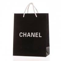 Пакет Chanel черный 25х20х10 оптом в Челябинск 