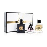 Парфюмерный набор Yves Saint Laurent Black Opium/Mon Paris/Libre 3x30 ml оптом в Челябинск 