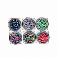 Дизайн для ногтей "Жемчуг" цветной упаковка 6 цветов 11459 оптом в Челябинск 